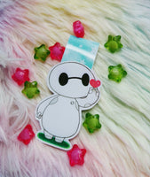 Cute Baymax Magnetic Bookmark Marcapáginas magnético