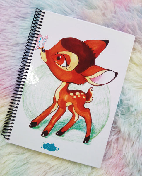 Cute Bambi notebook cuaderno A5