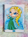 Cute Elsa notebook cuaderno A5