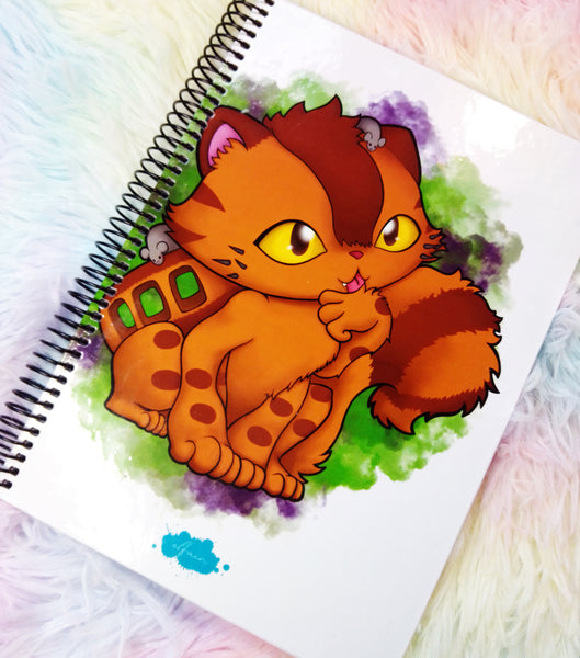 Cute Catbus Gatobus notebook cuaderno A5