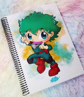 Cute Deku notebook cuaderno A5