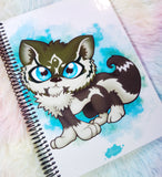 Cute Wolf Link notebook cuaderno A5