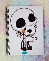 Cute Jack Skeleton notebook cuaderno A5