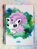 Cute Ponyta Galar notebook cuaderno A5
