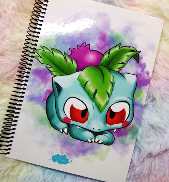 Cute Ivysaur notebook cuaderno A5