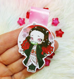 Nezuko magnetic bookmark marcapáginas magnético