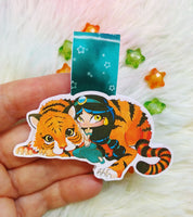 Jasmin and Rajah magnetic bookmark marcapáginas magnético