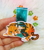 Jasmin and Rajah magnetic bookmark marcapáginas magnético