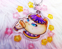 Cute Chip and Potts Keychain LLavero