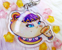 Cute Chip and Potts Keychain LLavero