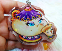 Cute Chip and Potts Keychain LLavero