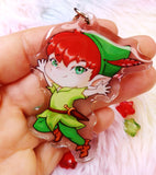 Cute Peter Pan Keychain LLavero