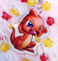 Cute Charmeleon Keychain LLavero