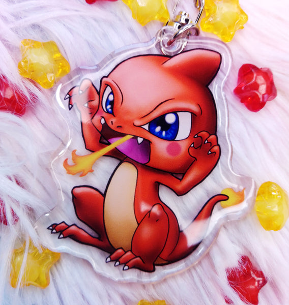 Cute Charmeleon Keychain LLavero