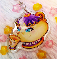 Cute Chip and Potts Keychain LLavero