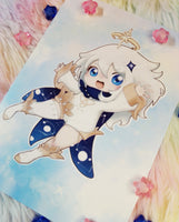 Postal Paimon cute postcard