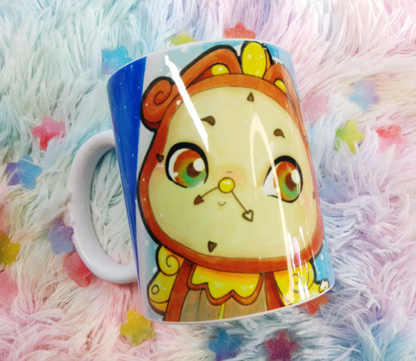 Cute mug taza Cogsworth and Lumiere y Ding Dong