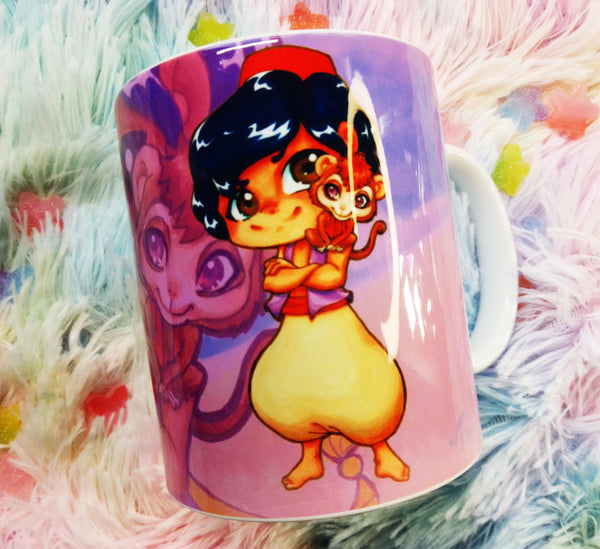 Cute mug taza Aladdin