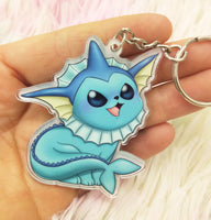 Cute Vaporeon Keychain LLavero