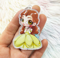 Cute Belle Bella Keychain LLavero