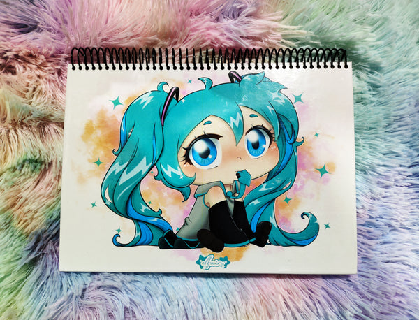 Cute Miku notebook cuaderno A5