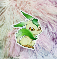 Cute Leafeon Pegatina Sticker