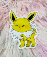 Pack Eevee + eeveelutions 2 umbreon versions Cute Pegatina Sticker