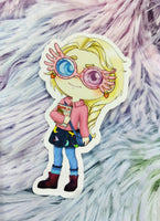 Cute Luna Pegatina Sticker