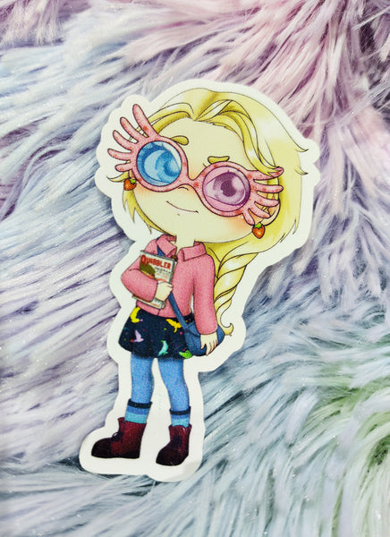 Cute Luna Pegatina Sticker