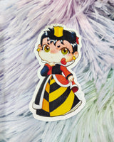 Cute Queen of Hearts Pegatina Sticker