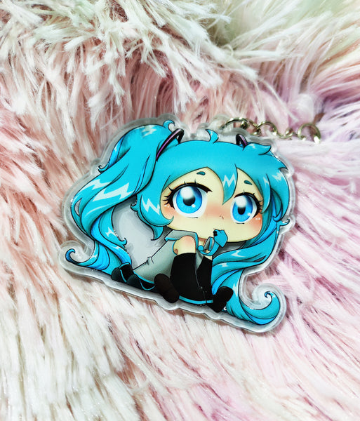 Cute Miku Keychain LLavero