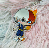 Llavero Todoroki keychain