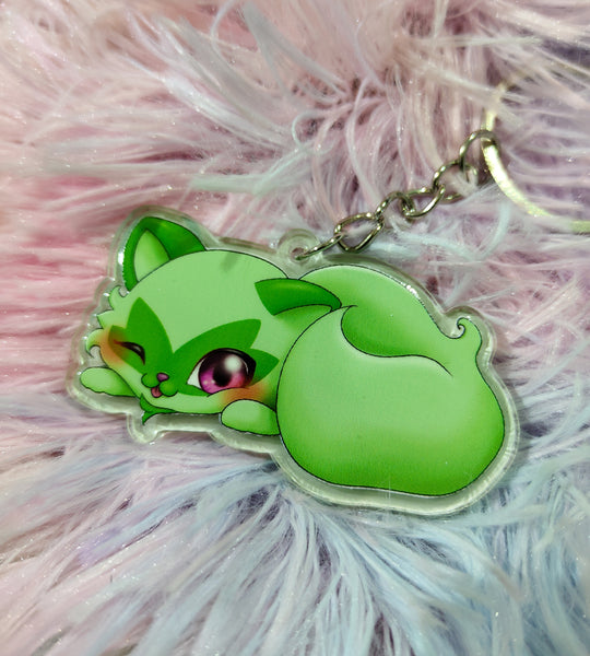 Cute Sprigatito Keychain LLavero