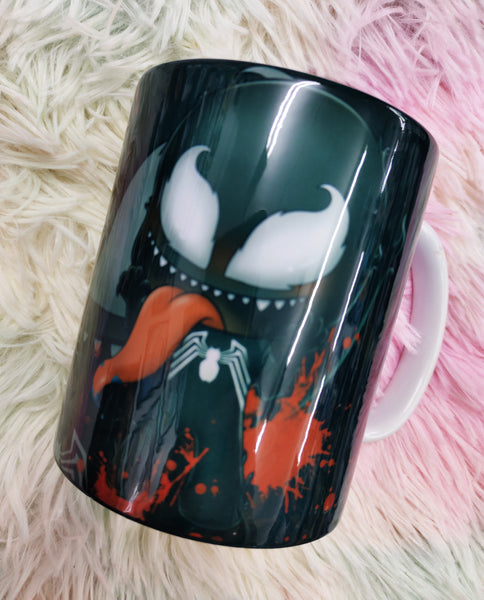 Cute Venom mug taza