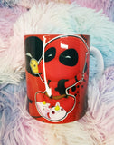 Cute baby Deadpool  mug taza