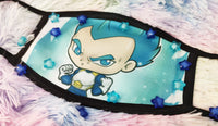 Mascarilla Face Mask Vegeta SS Blue