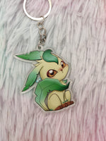 Cute Leafeon Keychain LLavero