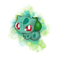 Bulbasaur, Ivysaur and Venusaur PACK  illustration digital download