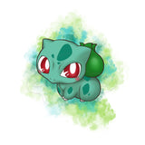 Bulbasaur, Ivysaur and Venusaur PACK  illustration digital download