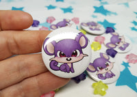 Rattata Pin Badge chapa