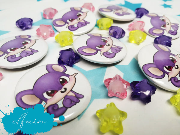 Rattata Pin Badge chapa