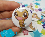 Weedle Pin Badge chapa