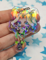 Llavero Harley Quinn Holográfico