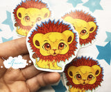 Pegatina papel sticker Simba