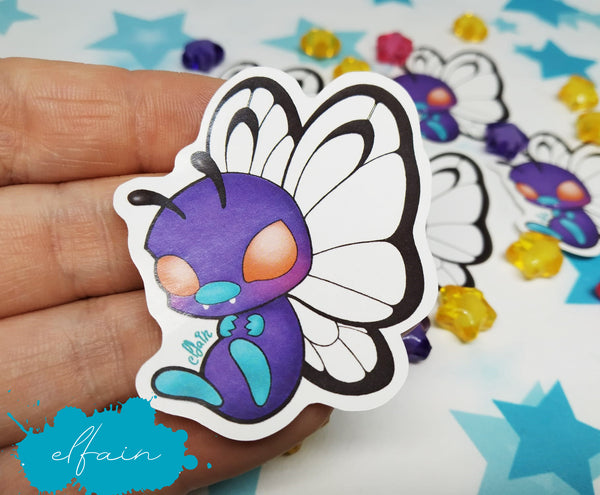 Pegatina papel sticker Butterfree