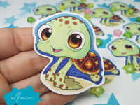 Sticker pegatina papel Squirt