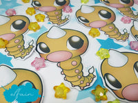 Sticker pegatina papel Weedle